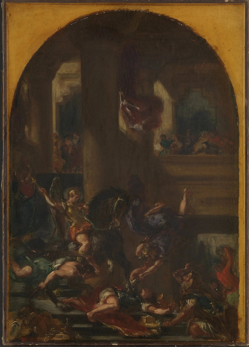 Héliodore chassé du temple - Eugène Delacroix