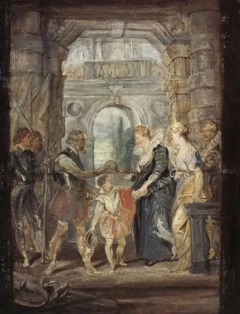 Henri IV accorde la régence à Marie de Médicis - Peter Paul Rubens