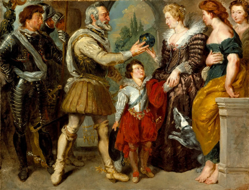 Henri IV confie la régence à Marie de Médicis - Eugène Delacroix