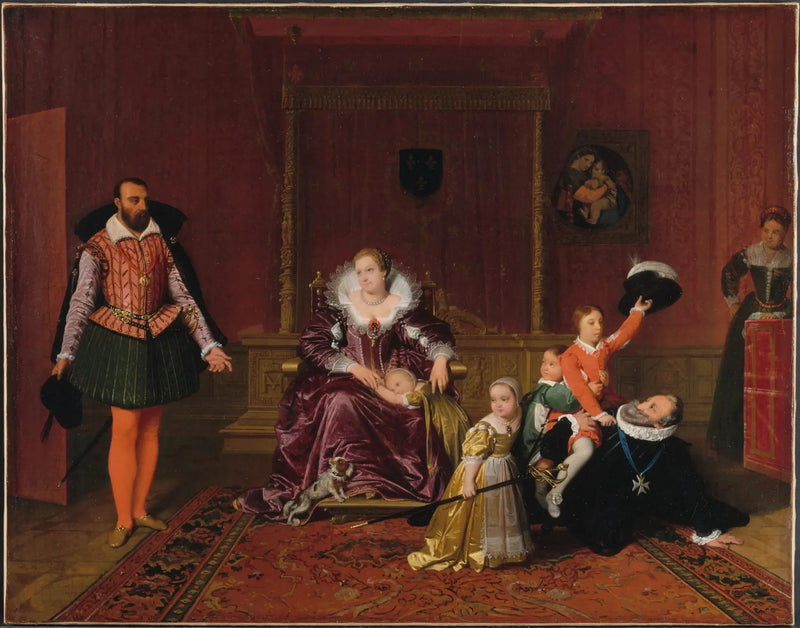 Henri IV recevant l'ambassadeur d'Espagne - Jean-Auguste-Dominique Ingres
