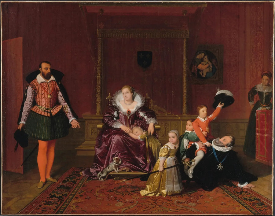 Henri IV recevant l'ambassadeur d'Espagne - Jean-Auguste-Dominique Ingres