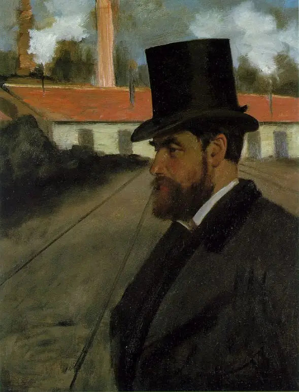 Henri Rouart devant son usine - Edgar Degas