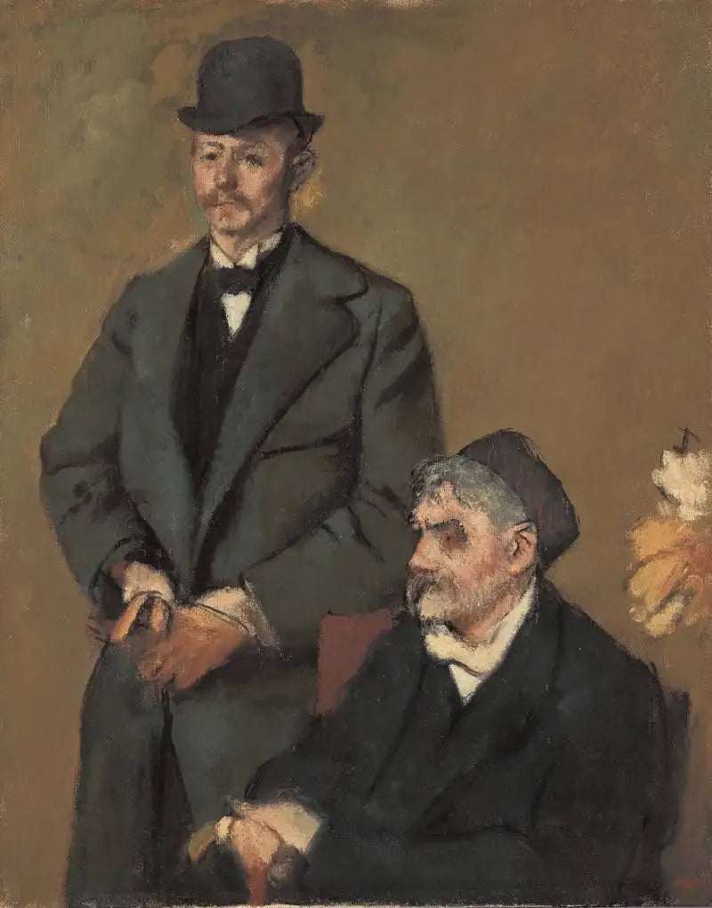 Henri Rouart und sein Sohn Alexis - Edgar Degas