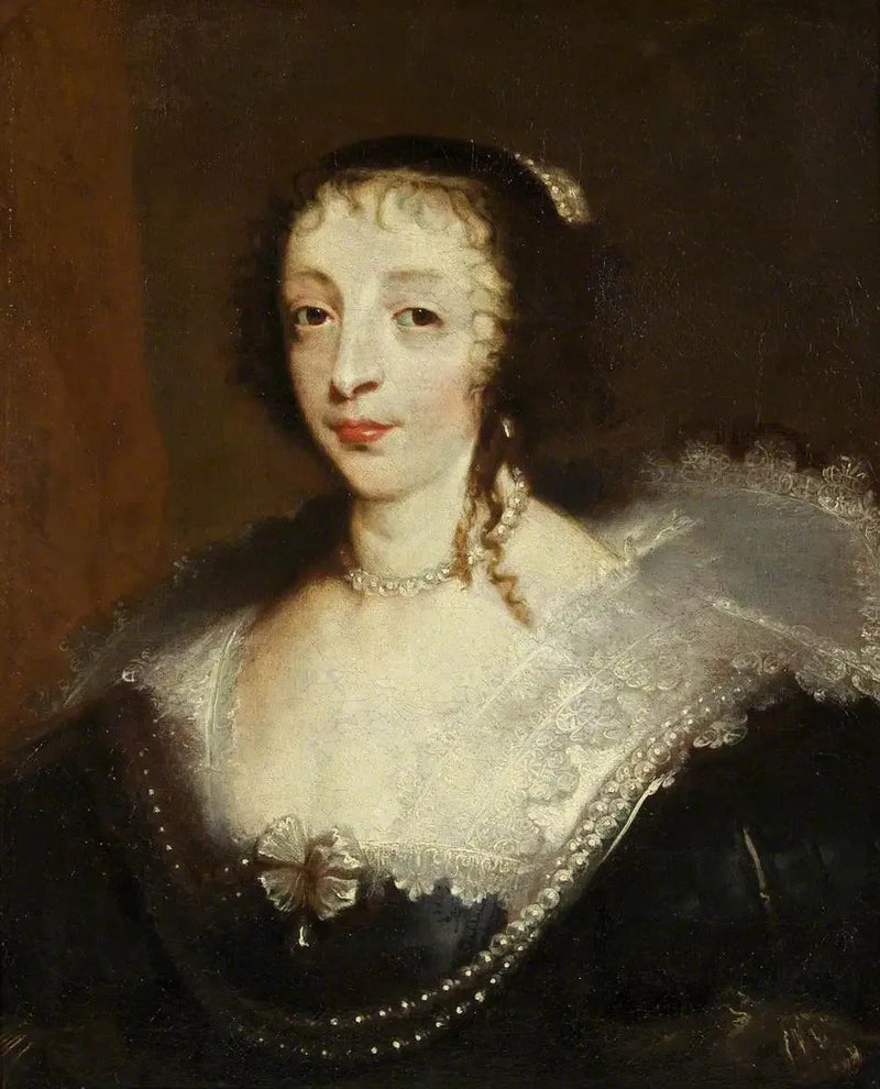 Henriette Marie (1609–1669), reine de Charles Ier - Antoine van Dyck