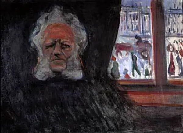 Reproduction du tableau « Henrik Ibsen au Grand Café - Edvard Munch » par Alpha Reproduction en peinture à l’huile