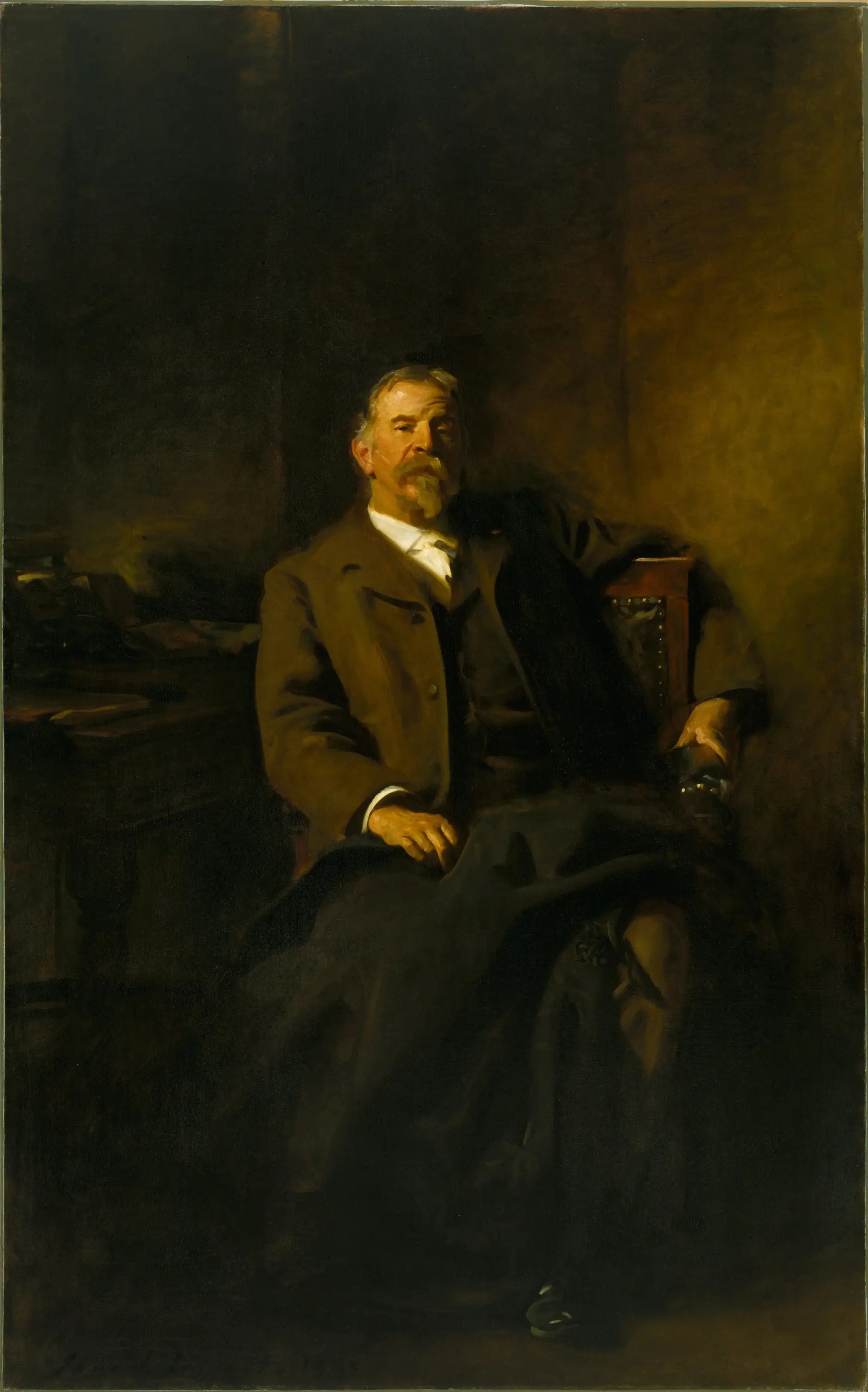 Reproduction du tableau « Henry Lee Higginson - John Singer Sargent » par Alpha Reproduction en peinture à l’huile