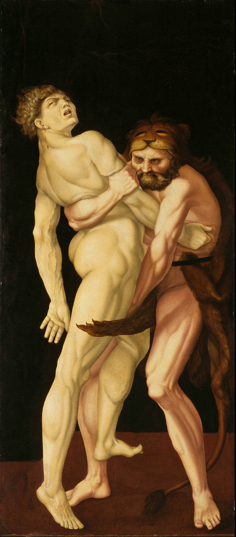 Héraclès et Antée - Hans Baldung Grien