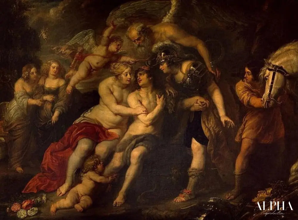 Hercule à la croisée des chemins - Peter Paul Rubens - Reproductions de tableaux et peintures haut de gamme