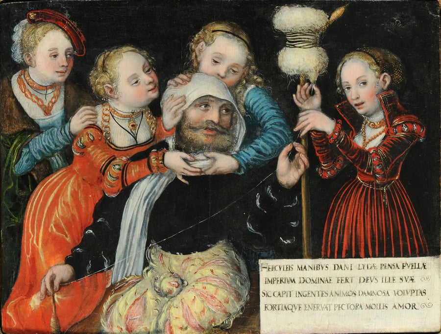Hercule avec Omphale - Lucas Cranach the Elder