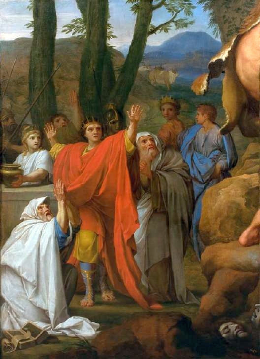 Hercule combattant Cacus - Eustache Le Sueur