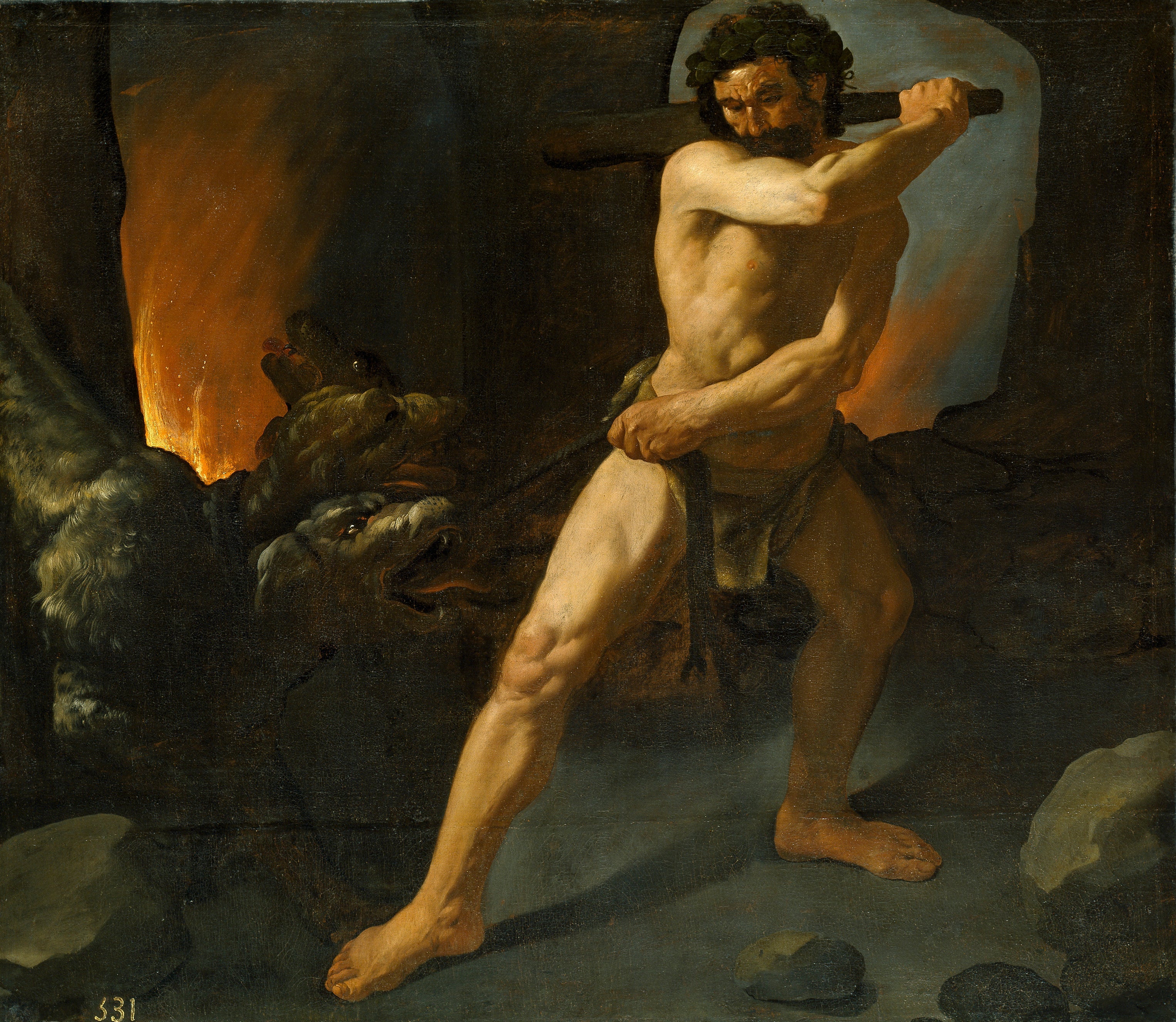 Hercule et Cerbère - Francisco de Zurbarán