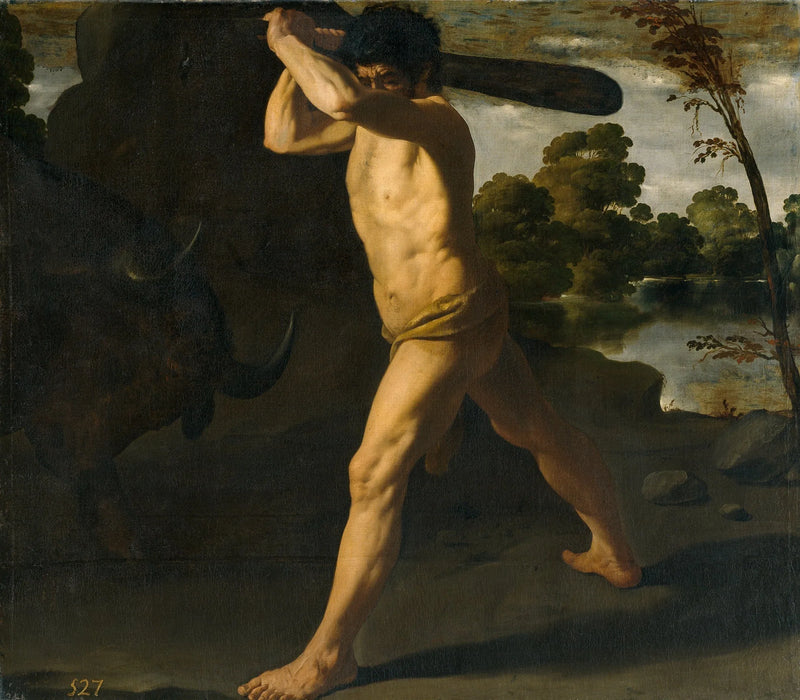 Hercule et le taureau crétois - Francisco de Zurbarán