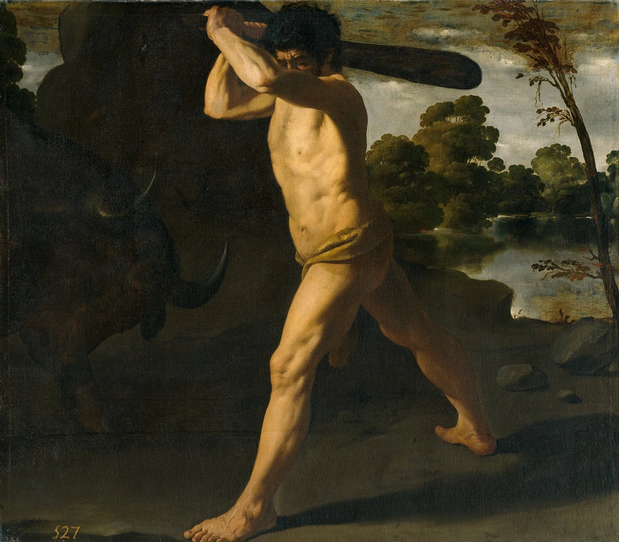 Hercule et le taureau crétois - Francisco de Zurbarán