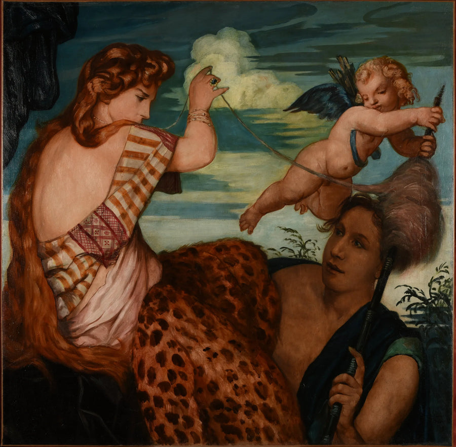 Hercule et Omphale - Émile Bernard