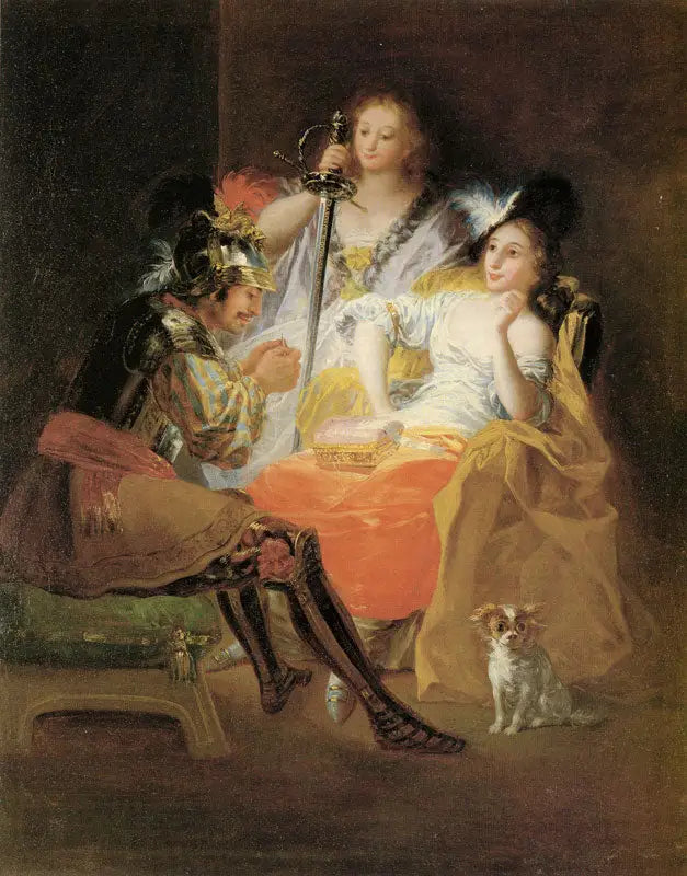 Hercule et Omphale - Francisco de Goya