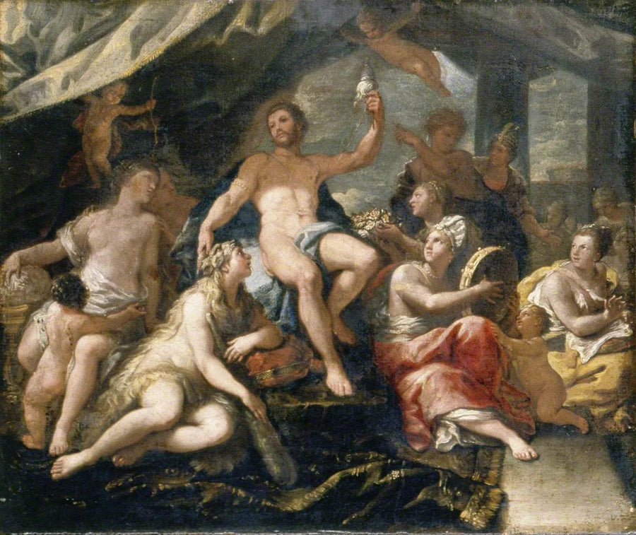 Hercule et Omphale - Luca Giordano