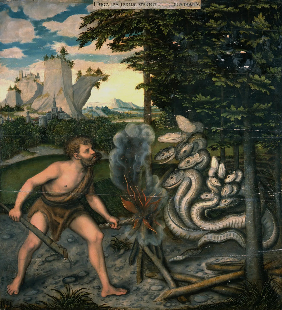 Hercule tuant l'Hydre de Lerne - Lucas Cranach the Elder