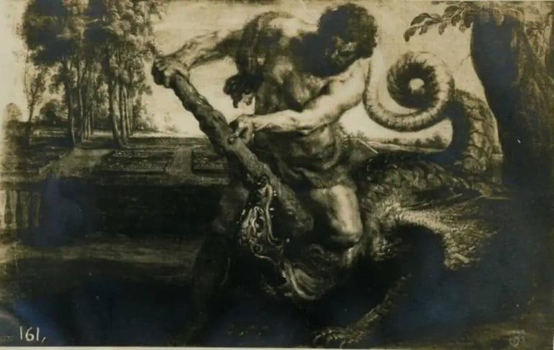 Hercule tuant le dragon dans le jardin des Hespérides - Peter Paul Rubens