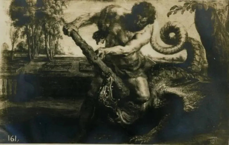Hercule tuant le dragon dans le jardin des Hespérides - Peter Paul Rubens