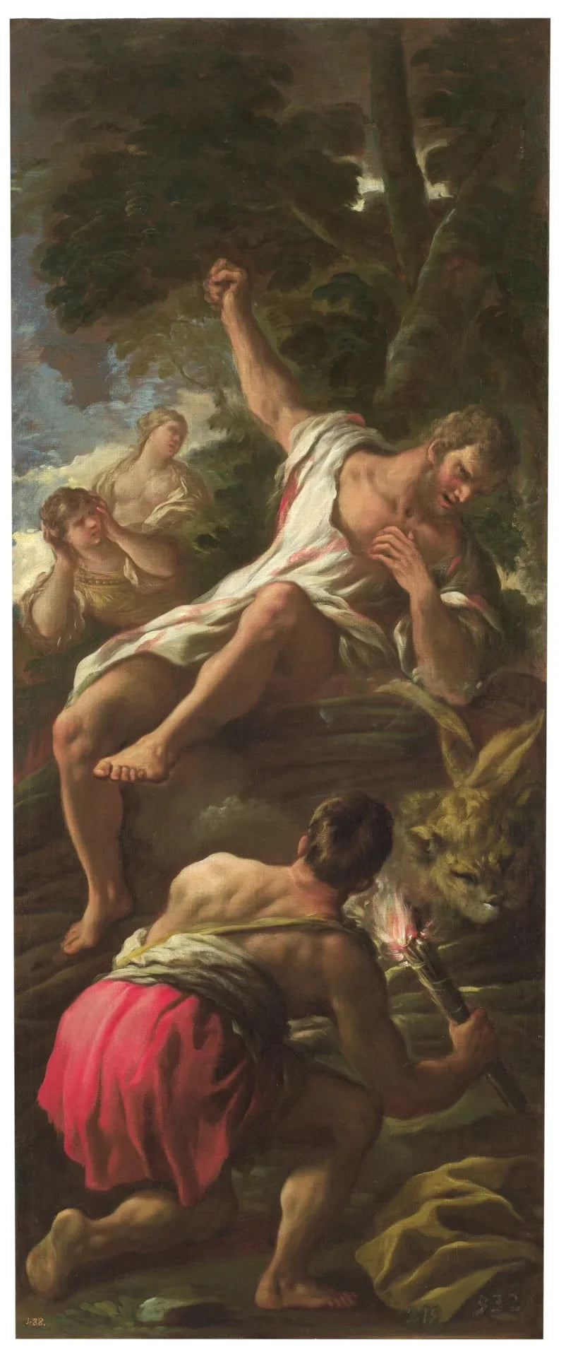 Hércules en la pira - Luca Giordano