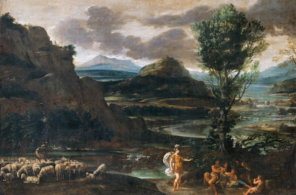 Herminie chez les bergers - Domenichino - Alpha Reproduction
