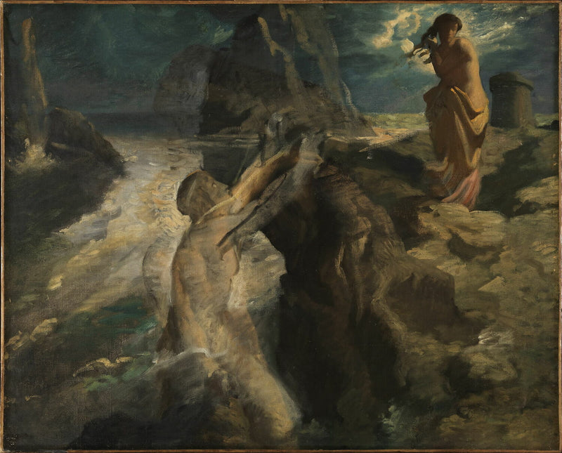Héro et Léandre - Théodore Chassériau
