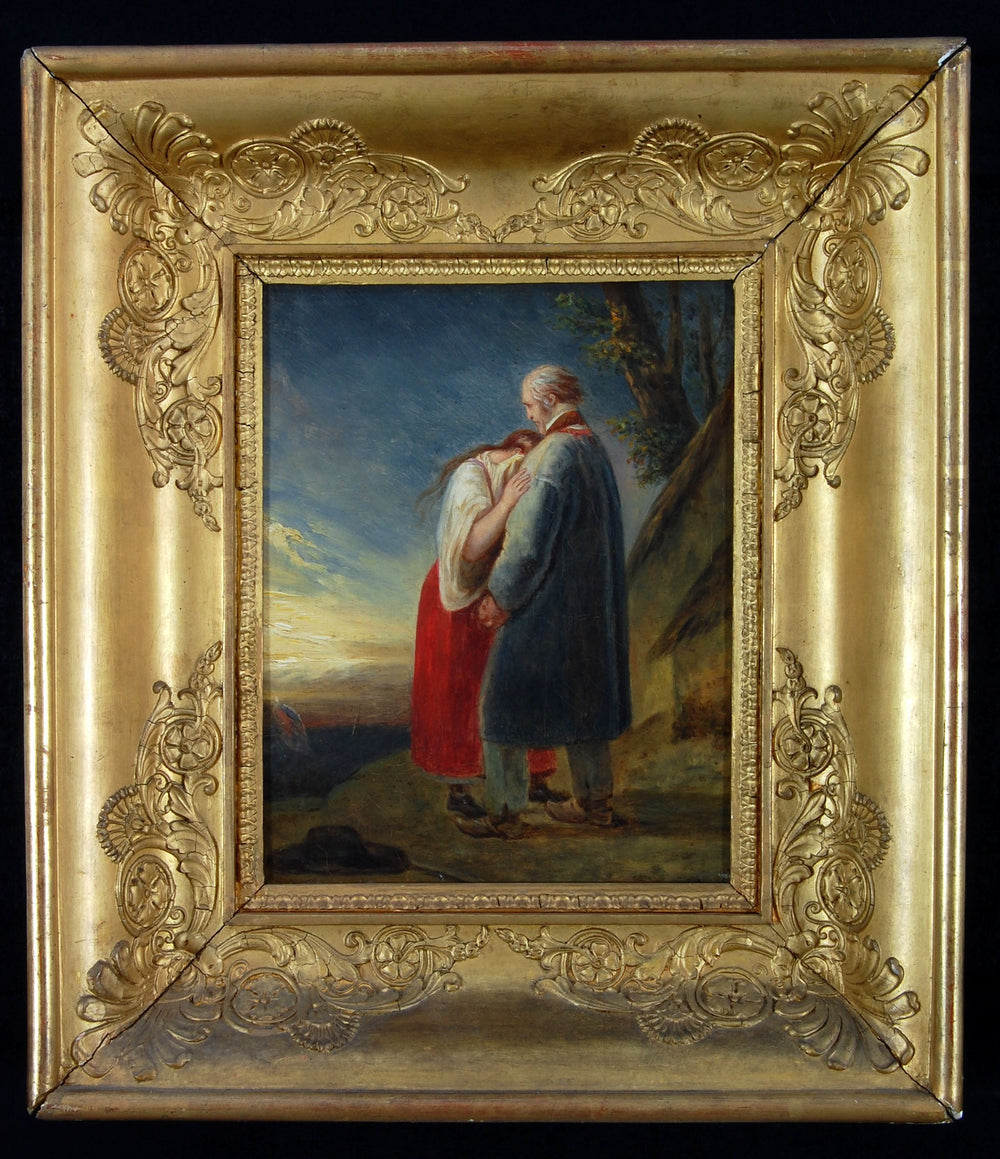 Het afscheid - Ary Scheffer image 1 copie de tableau peinte à la main