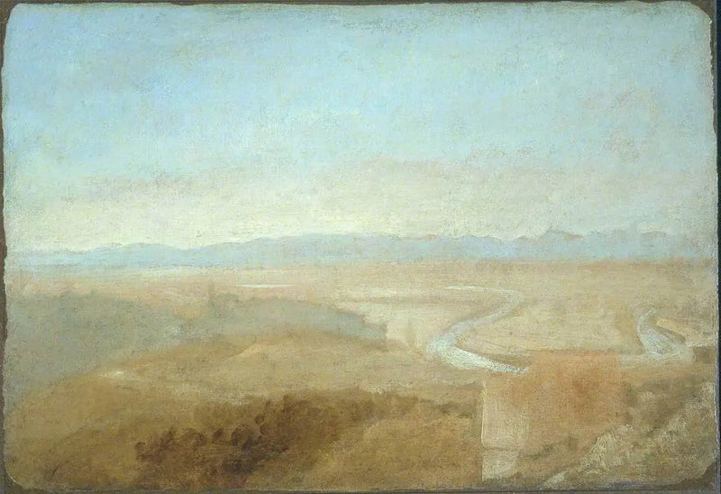 Hill Town on the Edge of the Campagna - J. M. W. Turner