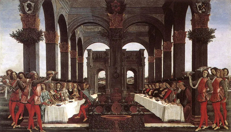 Histoire de Nastagio degli Onesti, quatrième épisode - Sandro Botticelli