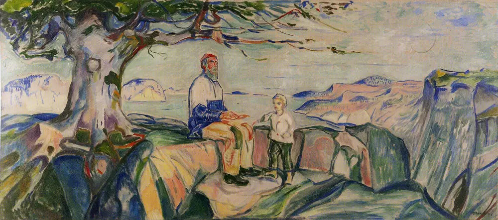 Reproduction du tableau « Histoire - Edvard Munch » par Alpha Reproduction en peinture à l’huile