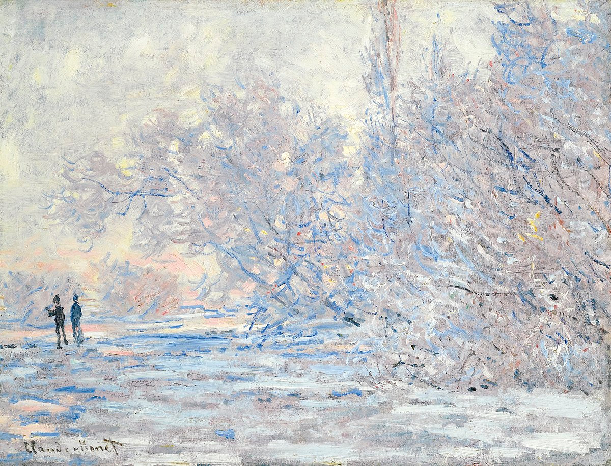 Hiver à Giverny - Claude Monet