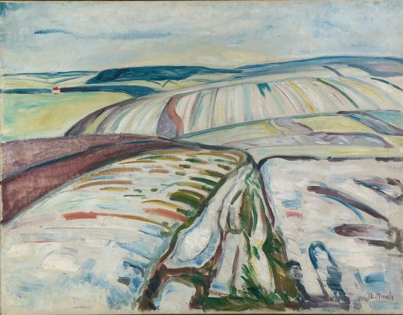 Hiver. Elgersburg - Edvard Munch