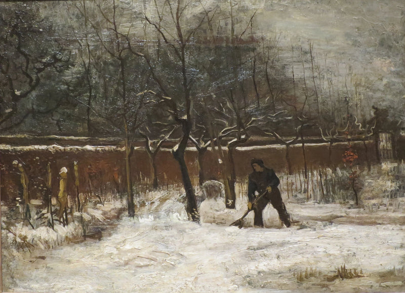 Hiver, le jardin du presbytère sous la neige, F194 – Vincent van Gogh