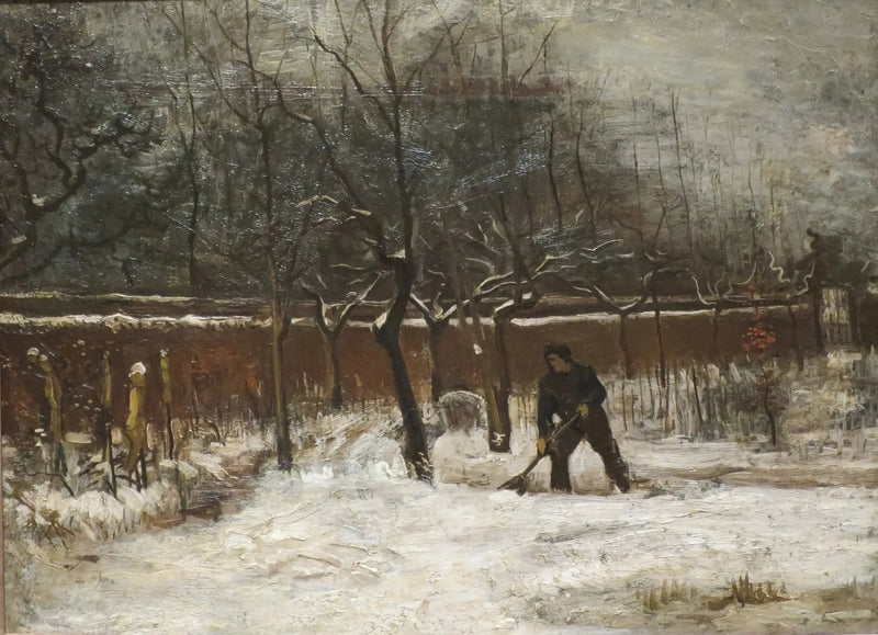 Hiver (Le jardin du presbytère sous la neige) - Vincent van Gogh