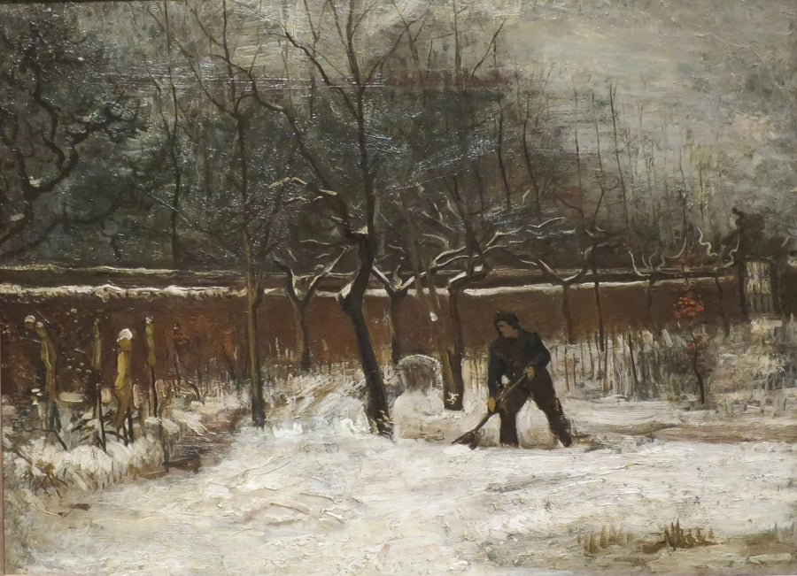 Hiver (Le jardin du presbytère sous la neige) - Vincent van Gogh