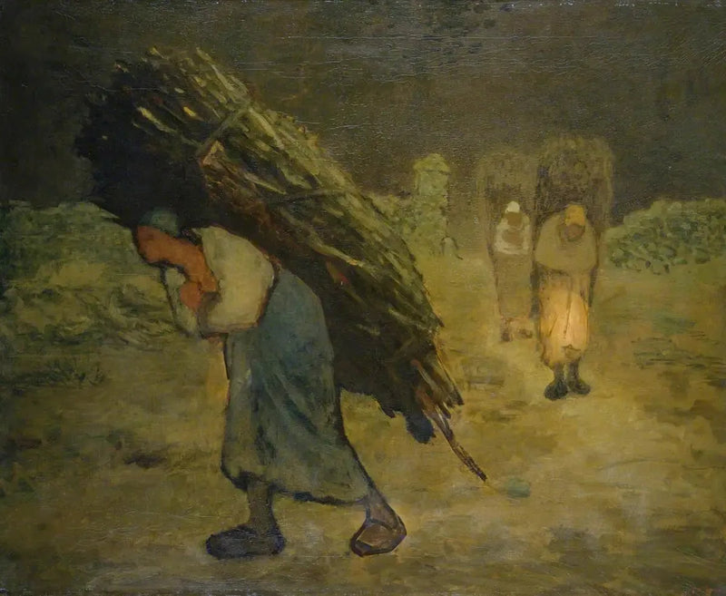 Hiver, les ramasseurs de pédés - Jean-François Millet