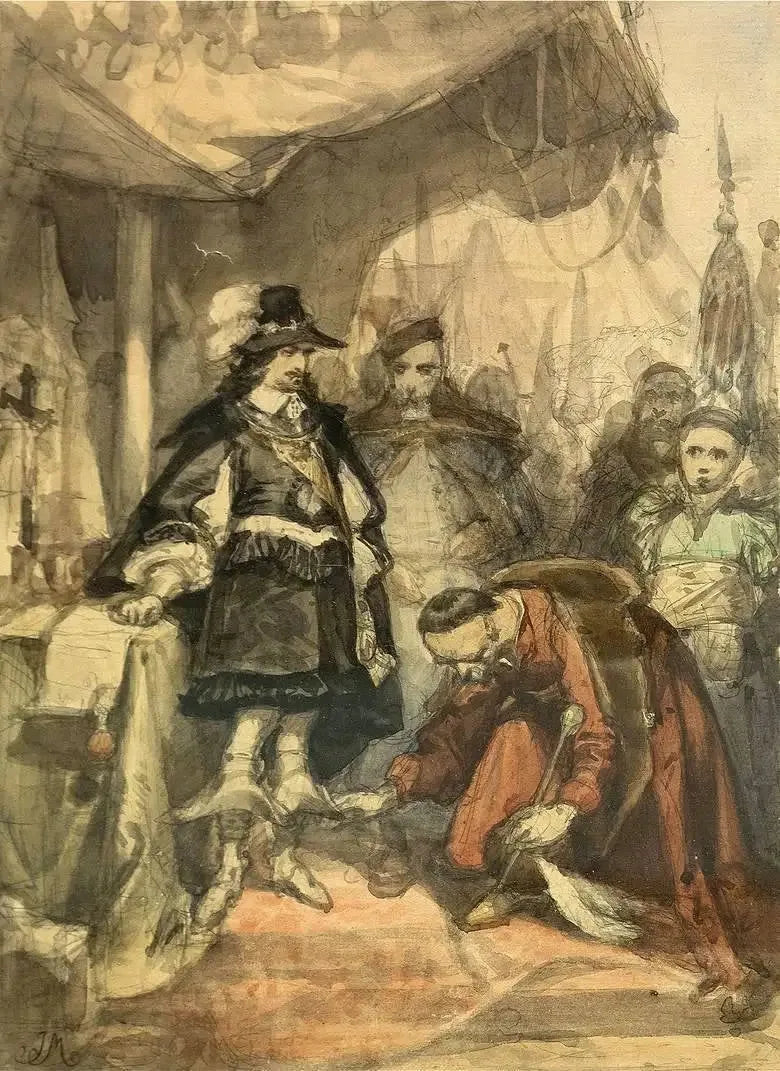 Hołd Bohdana Chmielnickiego pod Zborowem - Jan Matejko