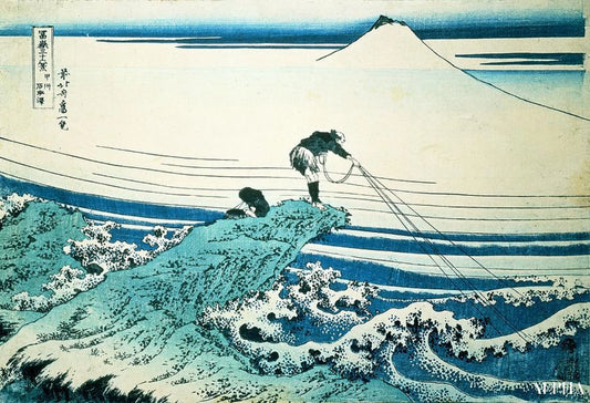 hokusai pêcheur - Katsushika Hokusai - Reproductions de tableaux et peintures haut de gamme