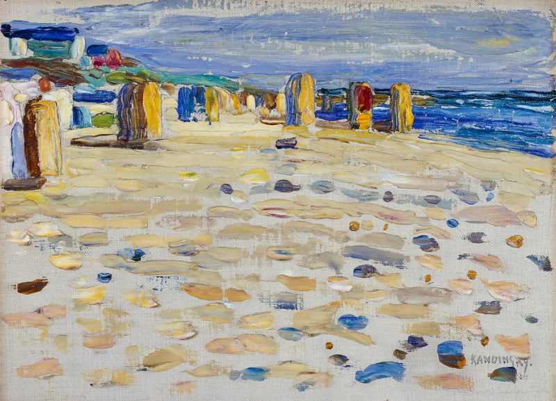 Hollande - Chaises de plage - Vassily Kandinsky