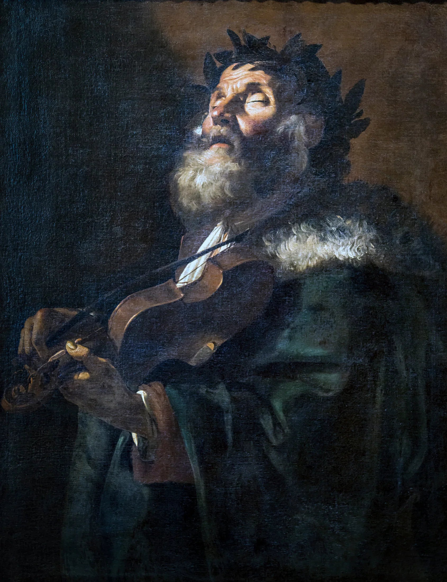 Homère - Mattia Preti image 1 tableau peint à l’huile sur toile