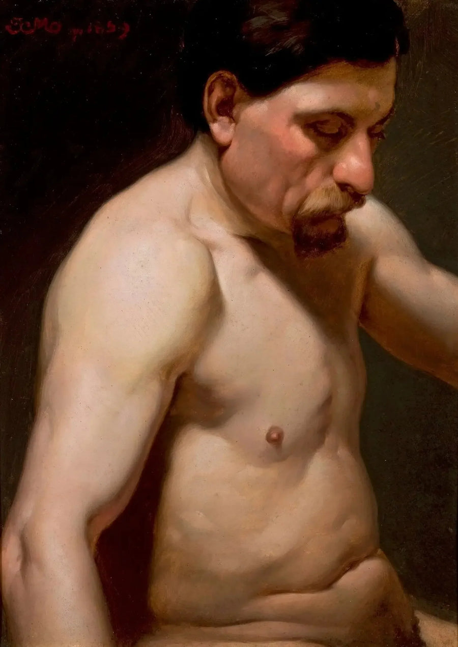 Homme à demi nu - Jan Matejko