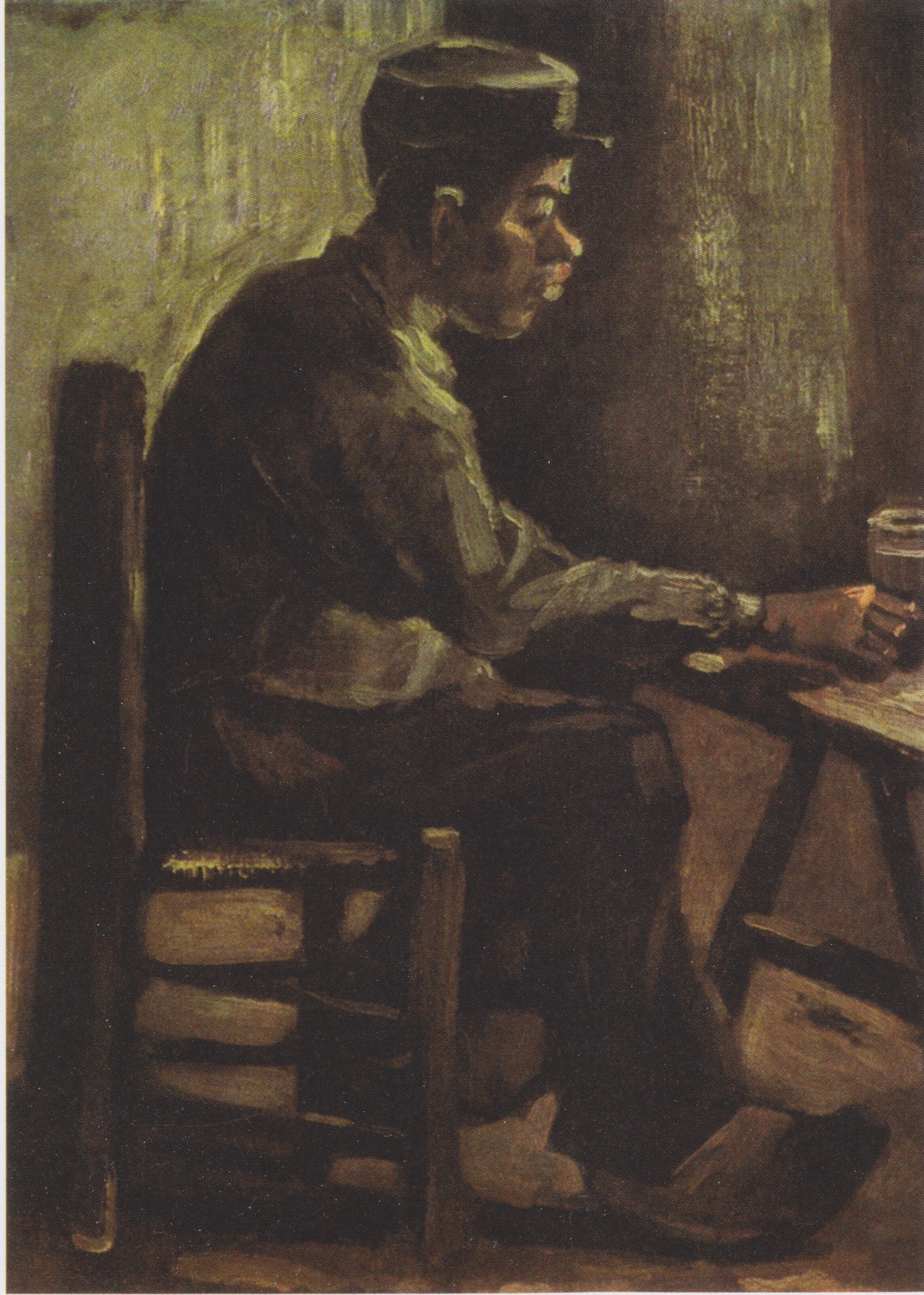 Homme à une table - Vincent van Gogh