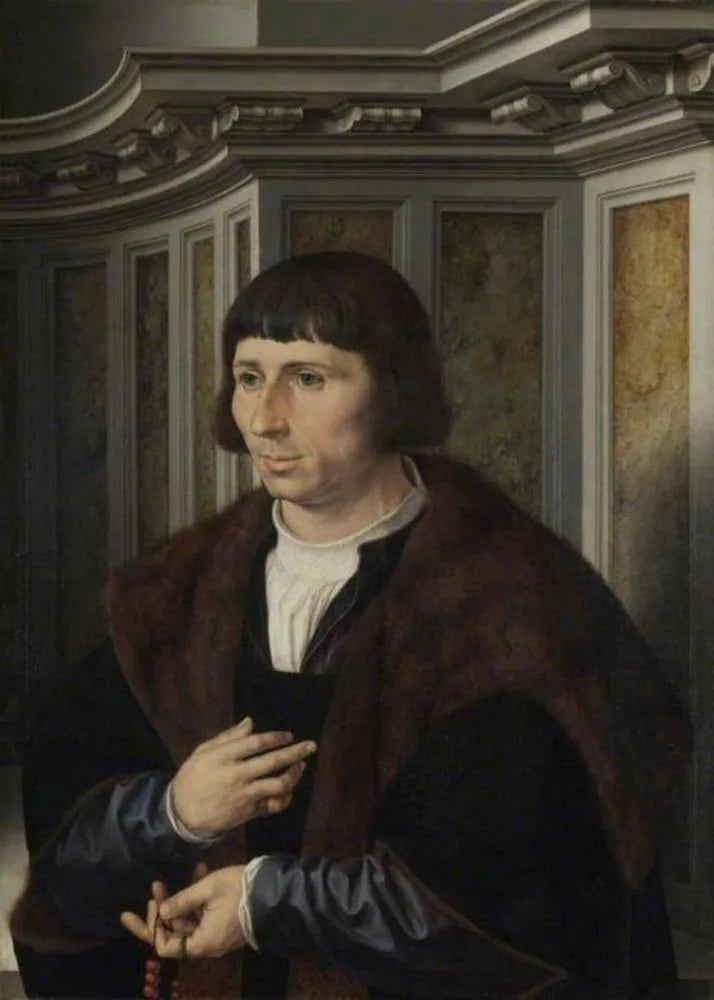 Homme avec un chapelet - Jan Gossaert