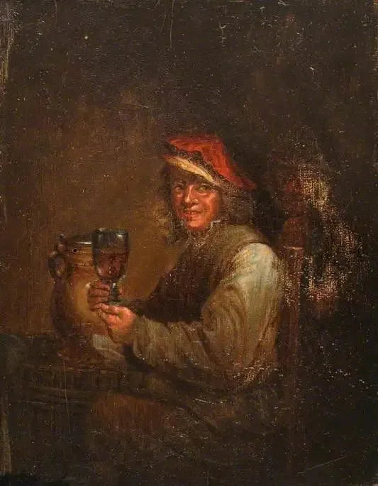 Homme buvant - David Teniers le Jeune