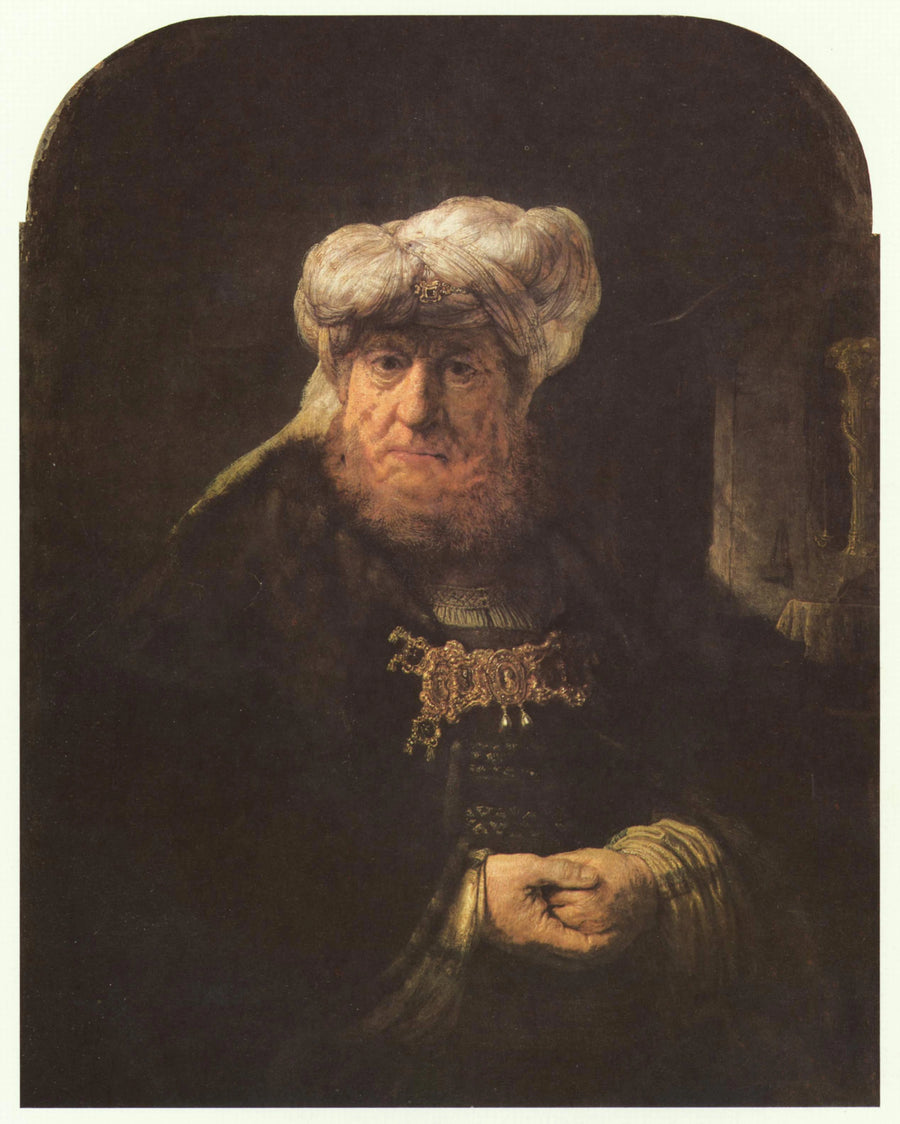 Homme en costume oriental, dit le roi Ozias – Rembrandt