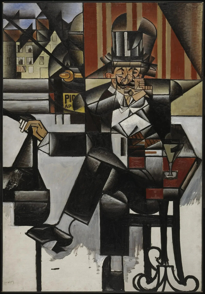 Homme dans un café - Juan Gris