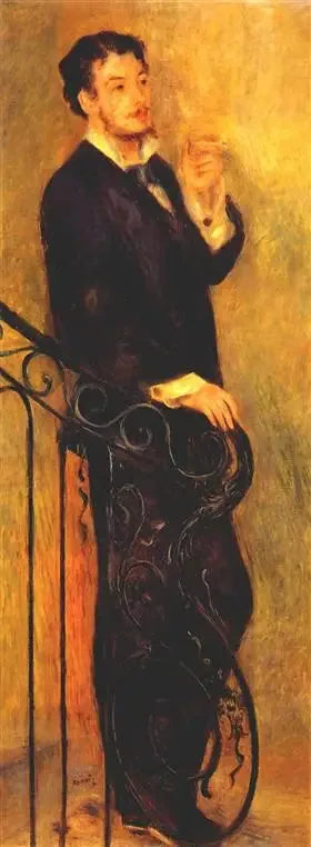 Homme dans un escalier - Pierre-Auguste Renoir
