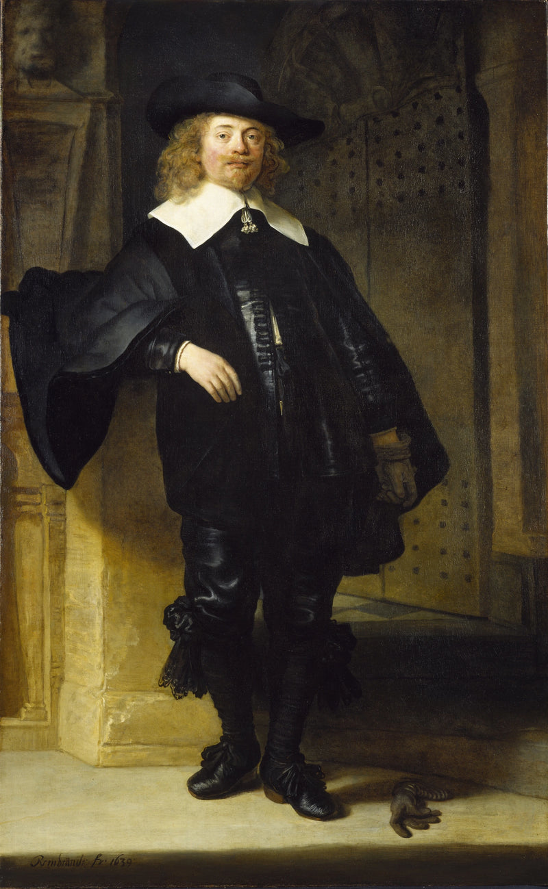 Portrait d’un homme debout, peut-être Andries de Graeff – Rembrandt, 1639