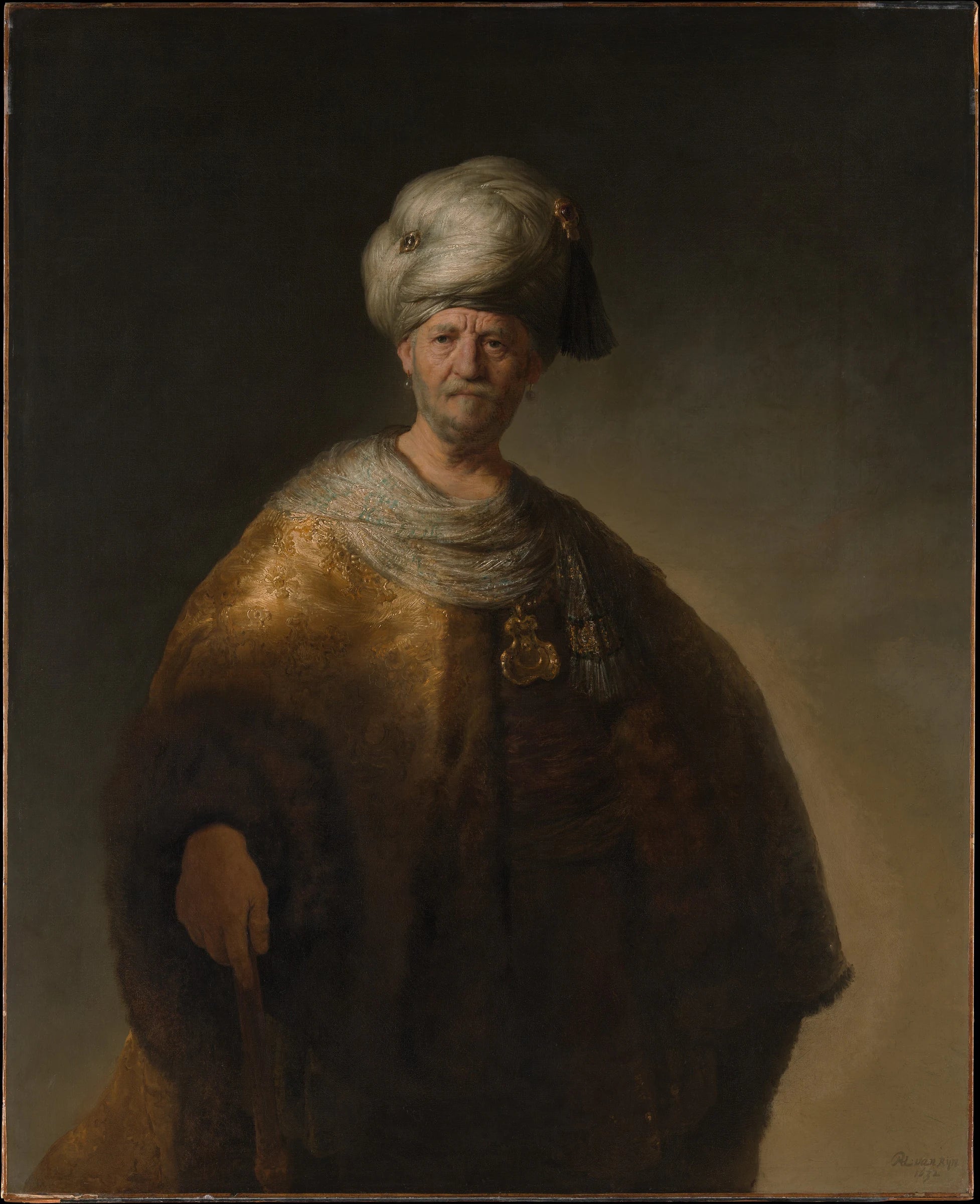 Homme en turban - Rembrandt (Rembrandt van Rijn)