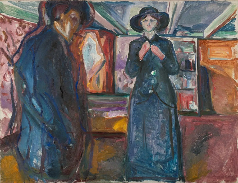 Homme et Femme - Edvard Munch